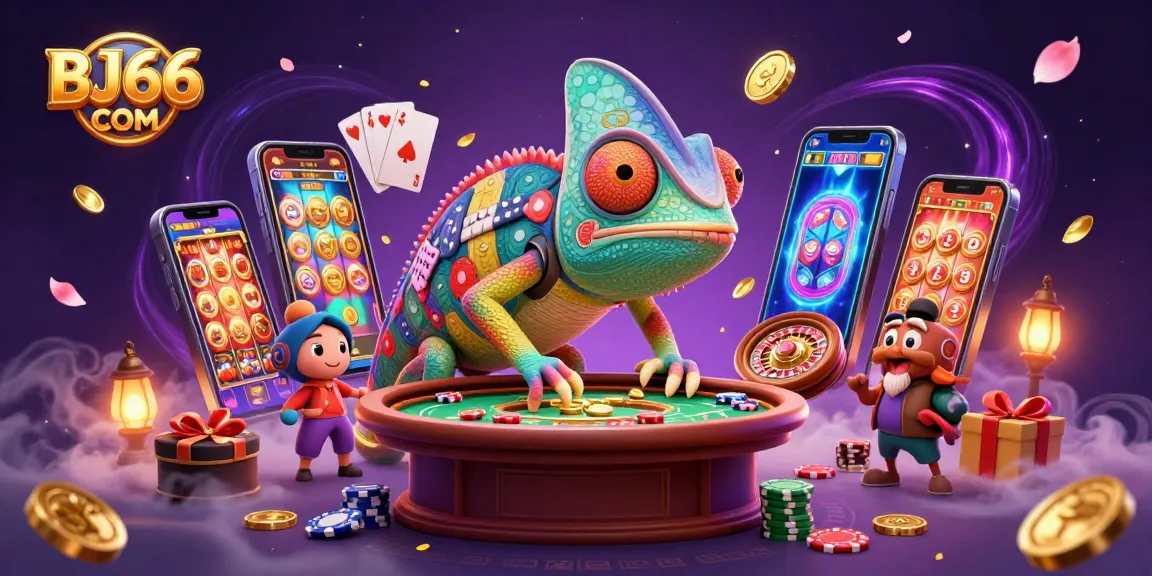 Bettors enjoy thrilling games at BJ66 COM, watching vibrant casino scenes with stunning graphics and dynamic elements.